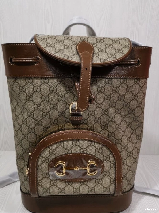 First bag ru Horsebit GUCCI backpack 1955 0814